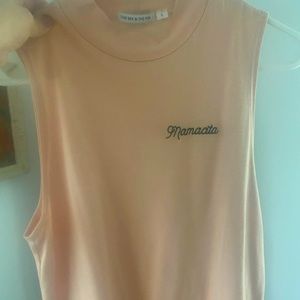 Bee and the Fox sleeveless “mamacita” turtleneck